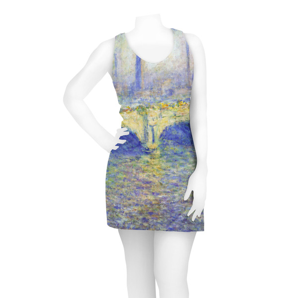 Waterloo Bridge by Claude Monet Racerback Dress - On Model - Front
