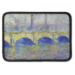 Waterloo Bridge by Claude Monet Iron On Rectangle Patch