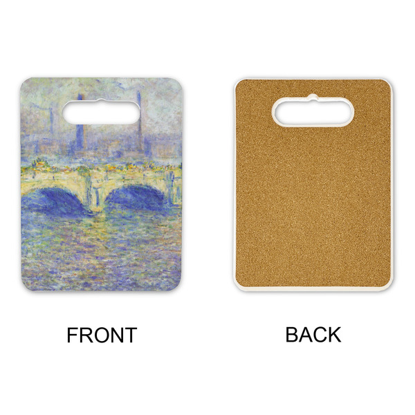 Waterloo Bridge by Claude Monet Rectangle Trivet with Handle - APPROVAL
