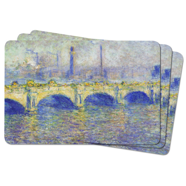 Waterloo Bridge by Claude Monet Rectangular Fridge Magnet - THREE