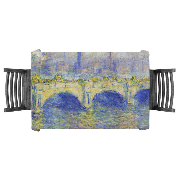 Custom Waterloo Bridge by Claude Monet Tablecloth - 58"x58"