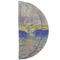 Waterloo Bridge by Claude Monet Round Linen Placemats - HALF FOLDED (double sided)