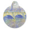 Waterloo Bridge by Claude Monet Round Pet ID Tag - Large - Front