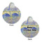 Waterloo Bridge by Claude Monet Round Pet Tag - Front & Back