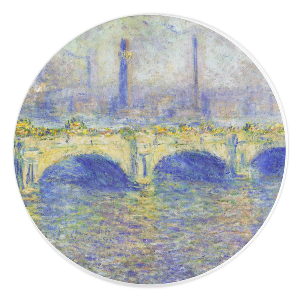 Custom Waterloo Bridge by Claude Monet Round Stone Trivet