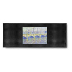 Waterloo Bridge by Claude Monet Rubber Bar Mat