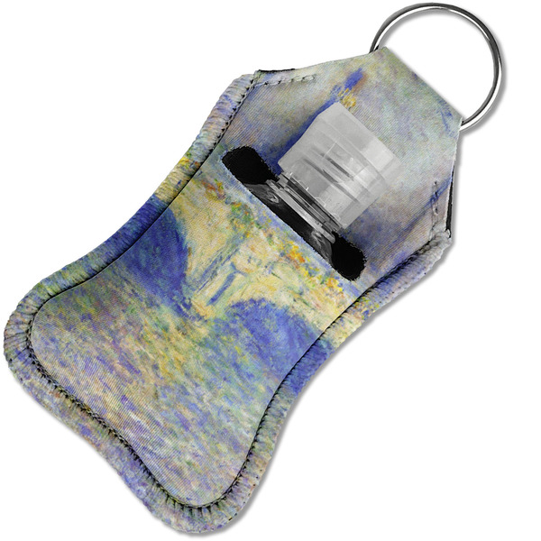 Waterloo Bridge by Claude Monet Sanitizer Holder Keychain - Small in Case