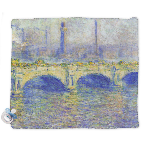 Custom Waterloo Bridge by Claude Monet Security Blanket - Single Sided