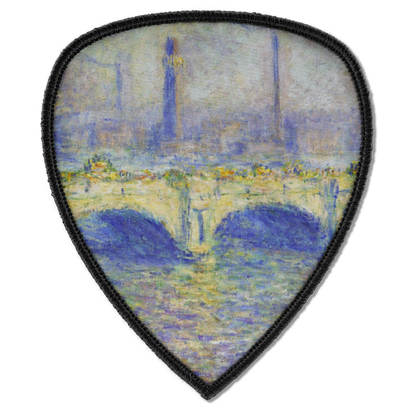 Custom Waterloo Bridge by Claude Monet Iron on Shield Patch A