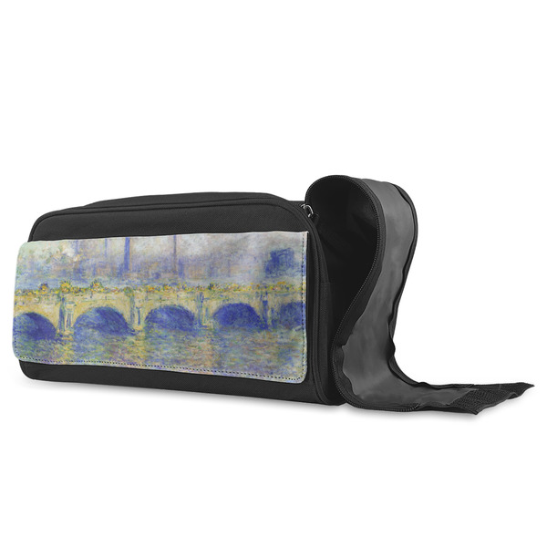 Waterloo Bridge by Claude Monet Shoe Bags - ANGLE (Open)