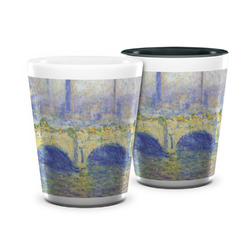 Waterloo Bridge by Claude Monet Ceramic Shot Glass - 1.5 oz