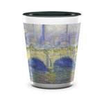 Waterloo Bridge by Claude Monet Ceramic Shot Glass - 1.5 oz - Two Tone - Single