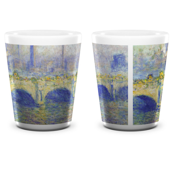 Waterloo Bridge by Claude Monet Shot Glass - White - APPROVAL
