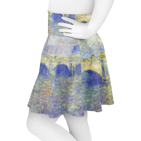 Waterloo Bridge by Claude Monet Skater Skirt - Side