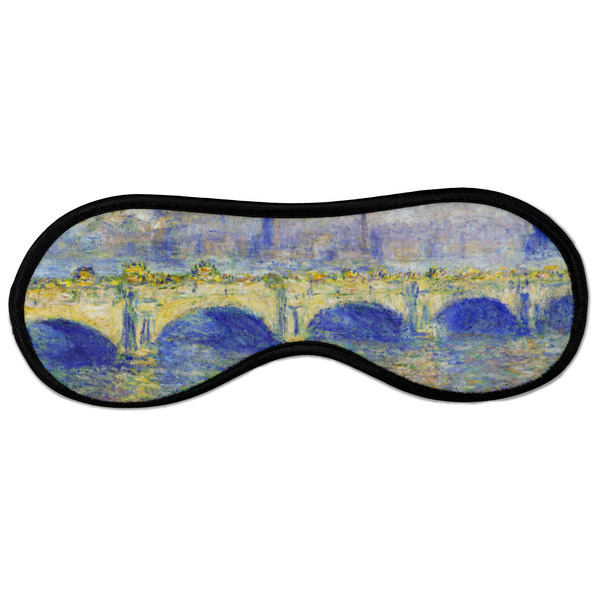 Waterloo Bridge by Claude Monet Sleeping Eye Mask - Front Large
