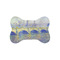Waterloo Bridge by Claude Monet Bone Shaped Dog Food Mat (Small)