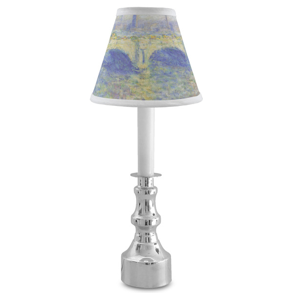 Waterloo Bridge by Claude Monet Small Chandelier Lamp - LIFESTYLE (on candle stick)