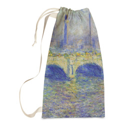 Waterloo Bridge by Claude Monet Laundry Bags - Small