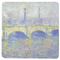 Waterloo Bridge by Claude Monet Square Coaster Rubber Back - Single