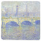 Waterloo Bridge by Claude Monet Square Rubber Backed Coaster