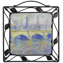 Waterloo Bridge by Claude Monet Square Trivet