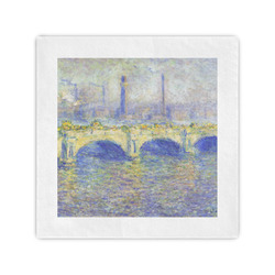 Waterloo Bridge by Claude Monet Standard Cocktail Napkins