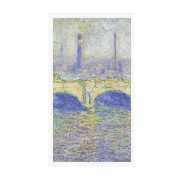 Custom Waterloo Bridge by Claude Monet Guest Towels - Full Color - Standard