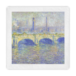 Waterloo Bridge by Claude Monet Standard Decorative Napkins