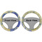 Waterloo Bridge by Claude Monet Steering Wheel Cover- Front and Back