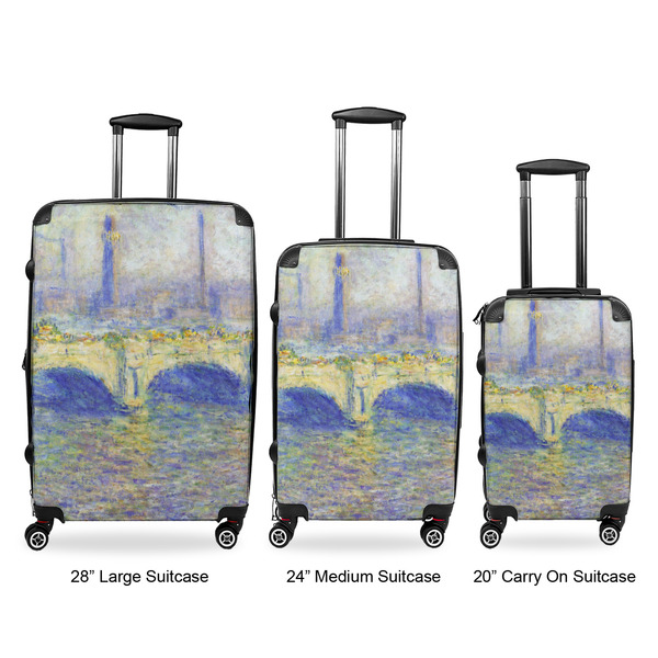 Waterloo Bridge by Claude Monet Suitcase Set 1 - APPROVAL