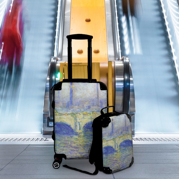 Waterloo Bridge by Claude Monet Suitcase Set 4 - IN CONTEXT