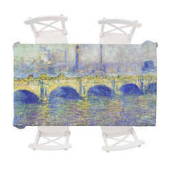 Waterloo Bridge by Claude Monet Tablecloth - 58"x102"