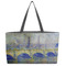 Waterloo Bridge by Claude Monet Beach Totes Bag - w/ Black Handles