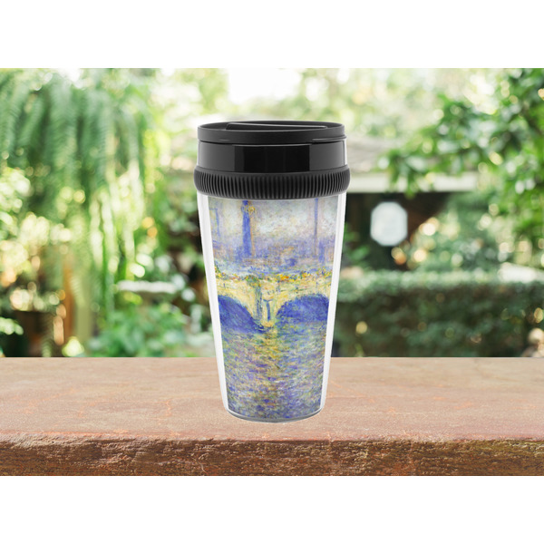Waterloo Bridge by Claude Monet Travel Mug Lifestyle (Personalized)