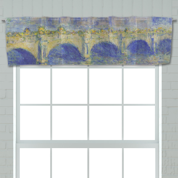Waterloo Bridge by Claude Monet Valance - Closeup on window