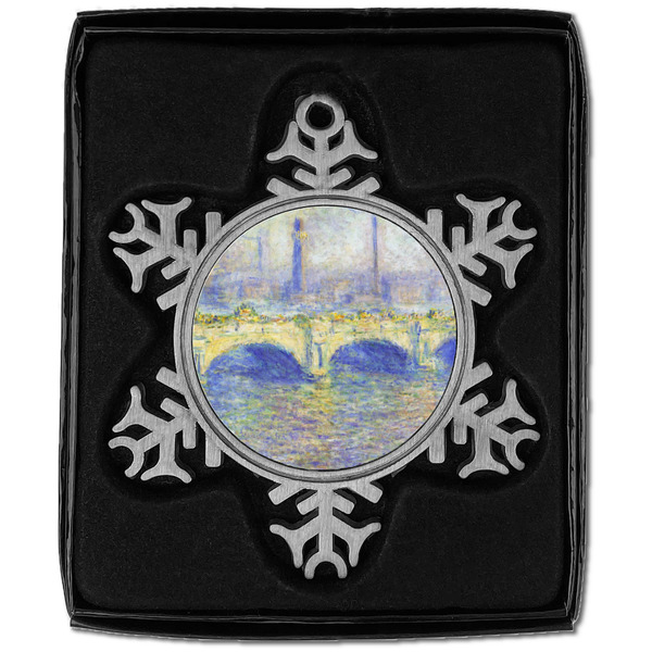 Waterloo Bridge by Claude Monet Vintage Snowflake - In box
