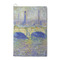 Waterloo Bridge by Claude Monet Waffle Weave Golf Towel - Front/Main
