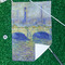 Waterloo Bridge by Claude Monet Waffle Weave Golf Towel - In Context