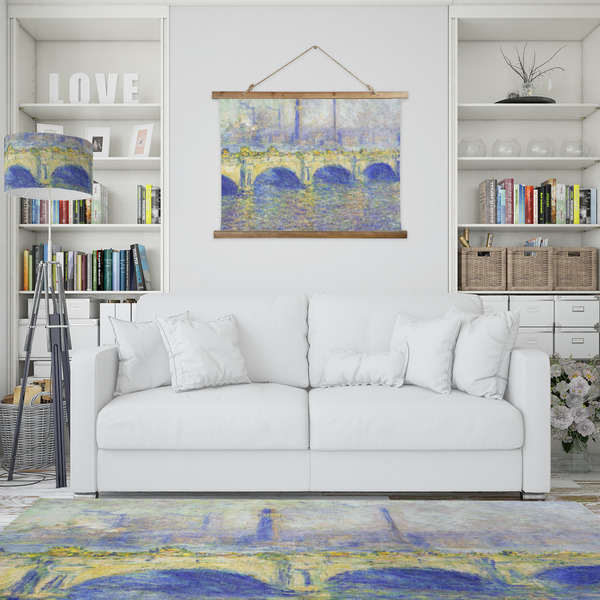 Waterloo Bridge by Claude Monet Wall Hanging Tapestry - IN CONTEXT