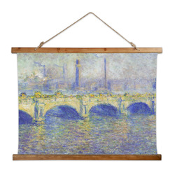 Waterloo Bridge by Claude Monet Wall Hanging Tapestry - Wide