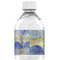 Waterloo Bridge by Claude Monet Water Bottle Label - Back View