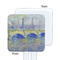 Waterloo Bridge by Claude Monet White Plastic Stir Stick - Single Sided - Square - Approval