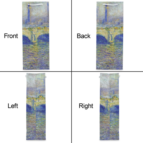Waterloo Bridge by Claude Monet Wine Gift Bag - Gloss - Approval