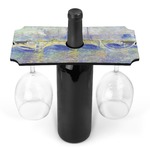 Waterloo Bridge by Claude Monet Wine Bottle & Glass Holder