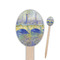 Waterloo Bridge by Claude Monet Oval Wooden Food Picks