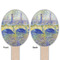 Waterloo Bridge by Claude Monet Wooden Food Pick - Oval - Double Sided - Front & Back