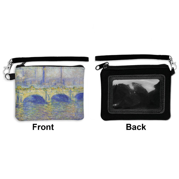 Waterloo Bridge by Claude Monet Wristlet ID Cases - Front & Back