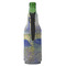 Waterloo Bridge by Claude Monet Zipper Bottle Cooler - BACK (bottle)