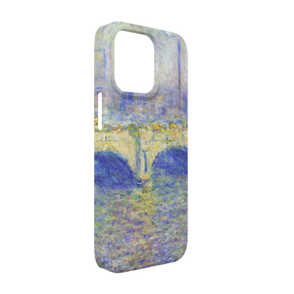 Custom Waterloo Bridge by Claude Monet iPhone Case - Plastic - iPhone 13 Pro