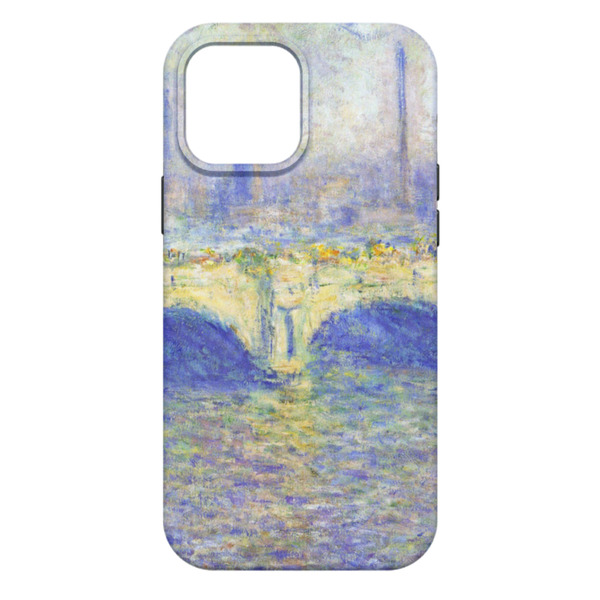 Waterloo Bridge by Claude Monet iPhone 13 Pro Max Tough Case - Back